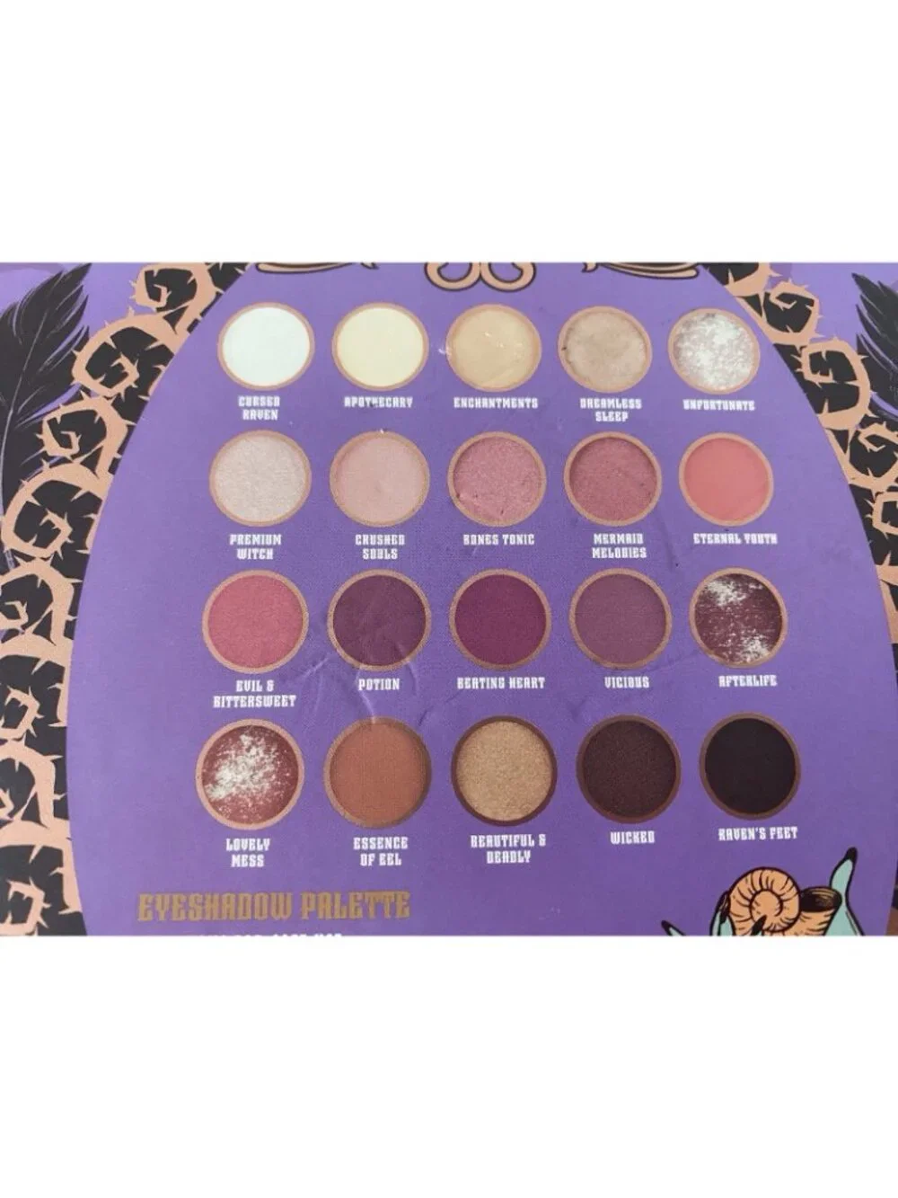 Taste Beauty Disney Villains Eyeshadow Palette Evil Queen 20 Shades Maleficent